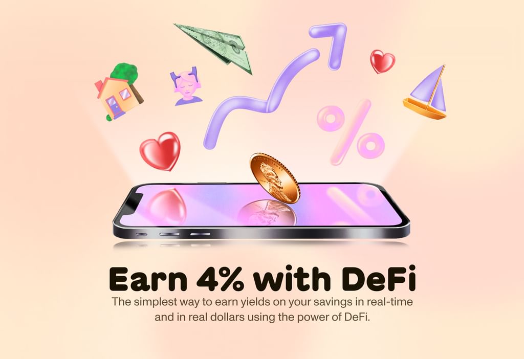 Donut phone illustration