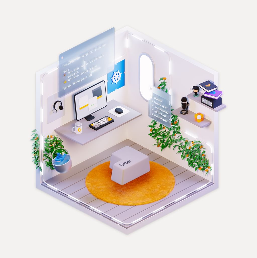 Gitpod workspace illustration